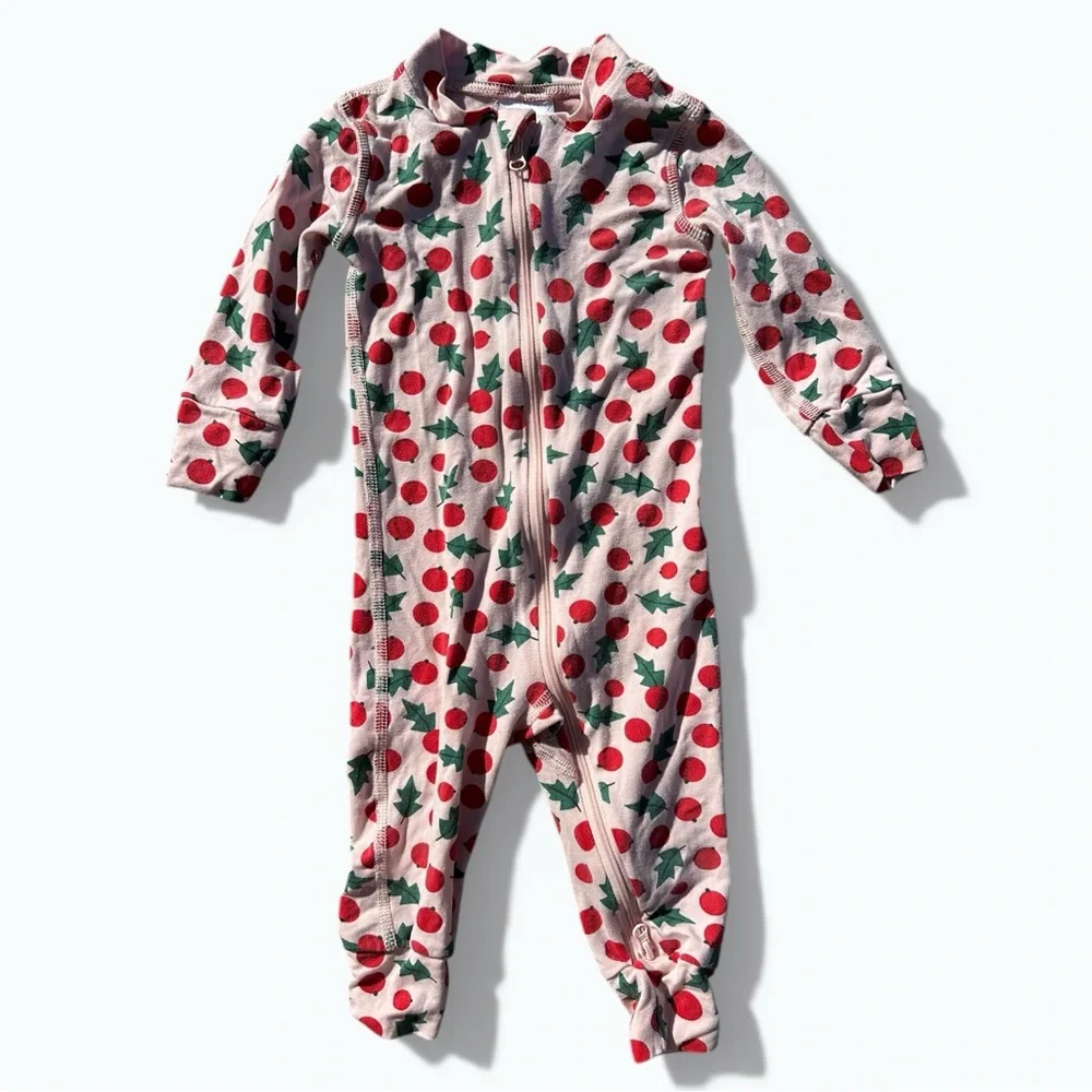 Hanna Andersson HannaSoft Holiday Stretch Sleeper Size 6–12M